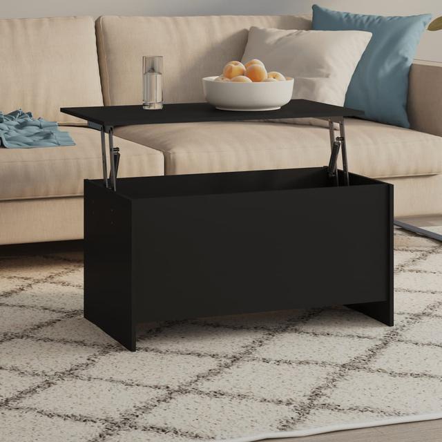 Couchtisch Hydia mit Stauraum ModernMoments Farbe: Schwarz, Größe: 52,5 cm H x 102 cm L x 55,5 cm B on Productcaster.