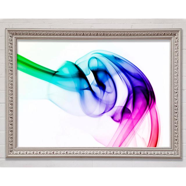 Vibrant Smoke - Single Picture Frame Art Prints Bright Star Size: 42cm H x 59.7cm W x 3cm D on Productcaster.