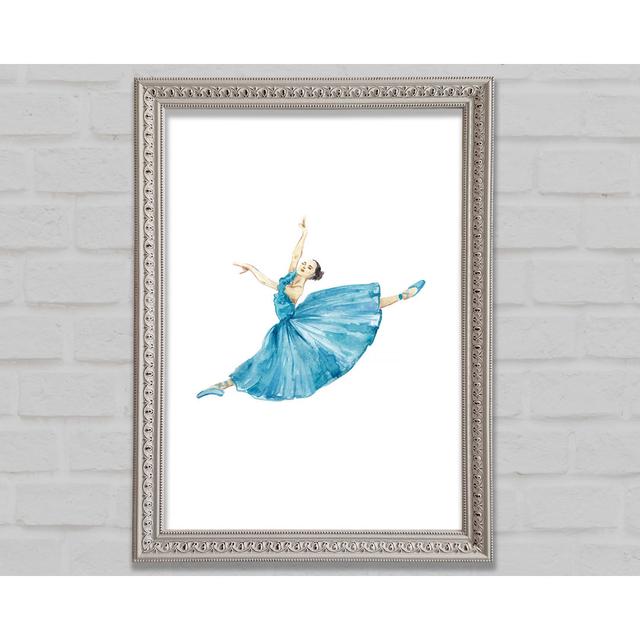 Blue Ballerina 6 Framed Print Bright Star Size: 118.9cm H x 84.1cm W x 3cm D on Productcaster.