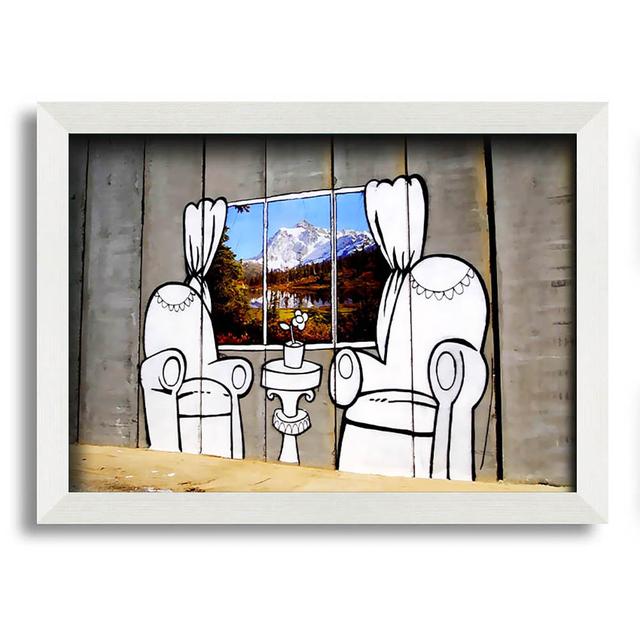 Paradise Concrete - Single Picture Frame Art Prints Union Rustic Size: 42cm H x 59.7cm W on Productcaster.