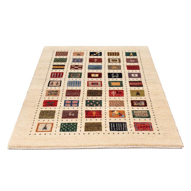 Tordis Chequered Hand Crafted Hand Hooked Rectangular 94 X 156cm Colourful Area Rug Gracie Oaks on Productcaster.