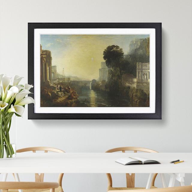 Dido Building Carthage by Joseph Mallord William Turner - Picture Frame Painting East Urban Home Frame Option: Black Framed, Size: 48cm H x 65cm W x 2 on Productcaster.