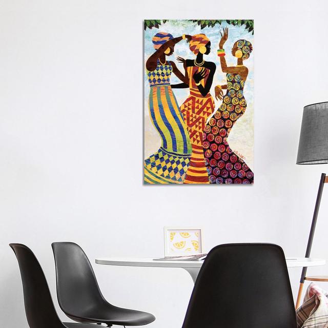 Celebration by Keith Mallett - Painting on Canvas Wade Logan Size: 101.6cm H x 66.04cm W x 3.81cm D, Format: Wrapped Canvas on Productcaster.