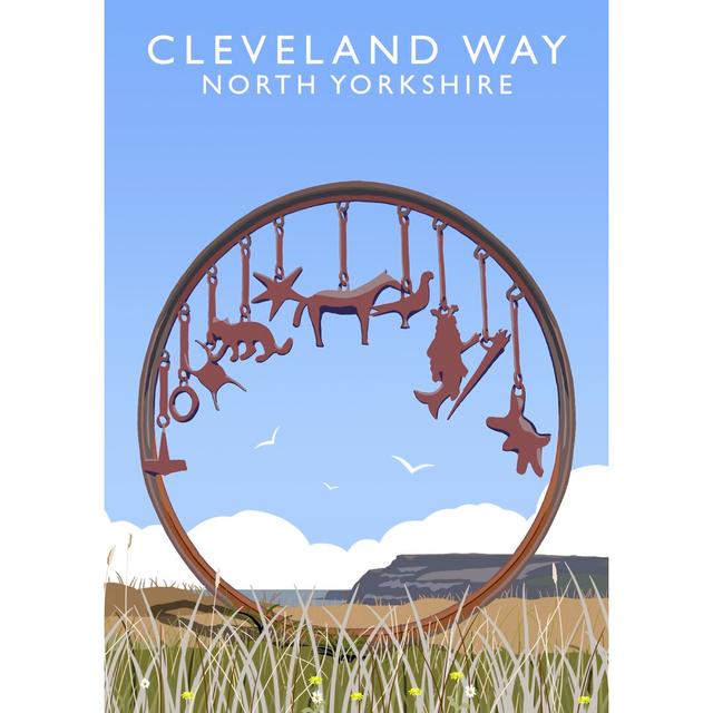 Cleveland Way 1 by Richard O'Neil - Graphic Art Print on Paper East Urban Home Size: 40 cm H x 30 cm W x 1 cm D, Format: No Frame on Productcaster.