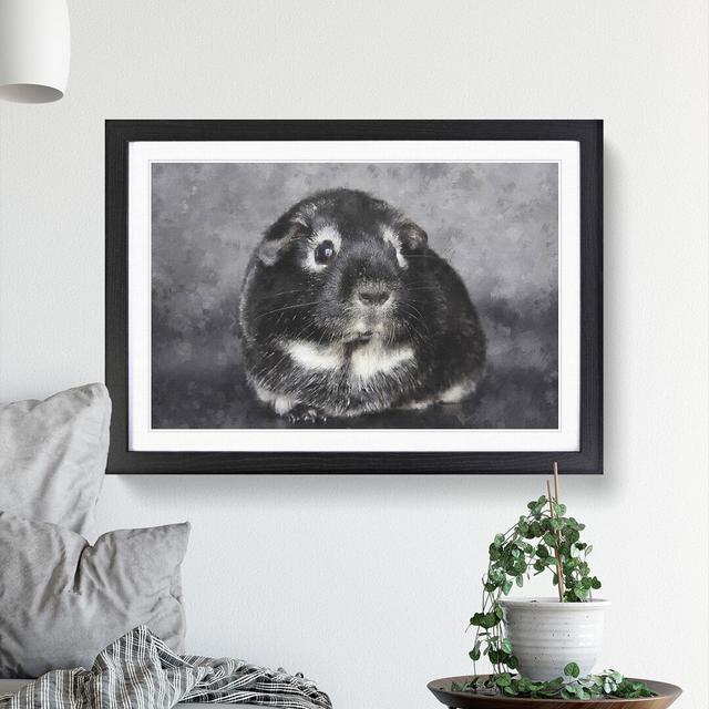 Guinea Pig - Picture Frame Graphic Art East Urban Home Size: 27cm H x 36cm W x 2cm D, Frame Option: Black Framed on Productcaster.