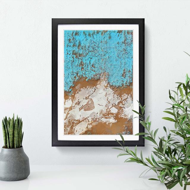 Power of Love in Abstract - Picture Frame Graphic Art Print East Urban Home Size: 76cm H x 50cm W x 2cm D, Frame Option: Black on Productcaster.