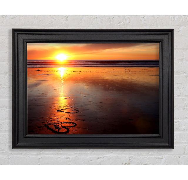 Love Is Close Framed Print Highland Dunes Size: 21cm H x 29.7cm W on Productcaster.