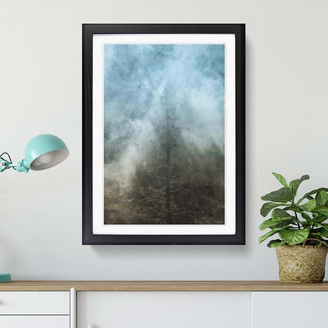 Tree in Boulder Colorado in Abstract - Picture Frame Graphic Art Print East Urban Home Size: 50cm H x 35cm W x 2cm D, Frame Option: Black on Productcaster.