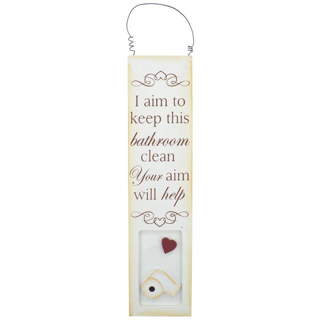 Keep This Bathroom Clean Wall Décor Happy Larry on Productcaster.