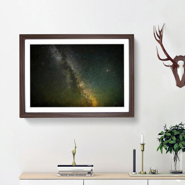 Stars over Mexico - Picture Frame Graphic Art Print East Urban Home Frame Option: Walnut Framed, Size: 48cm H x 65cm W x 2cm D on Productcaster.