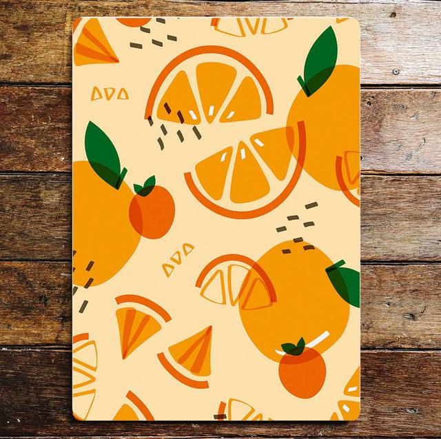 Fresh Orange Slices Wall Décor East Urban Home Size: 25cm H x 20cm W on Productcaster.