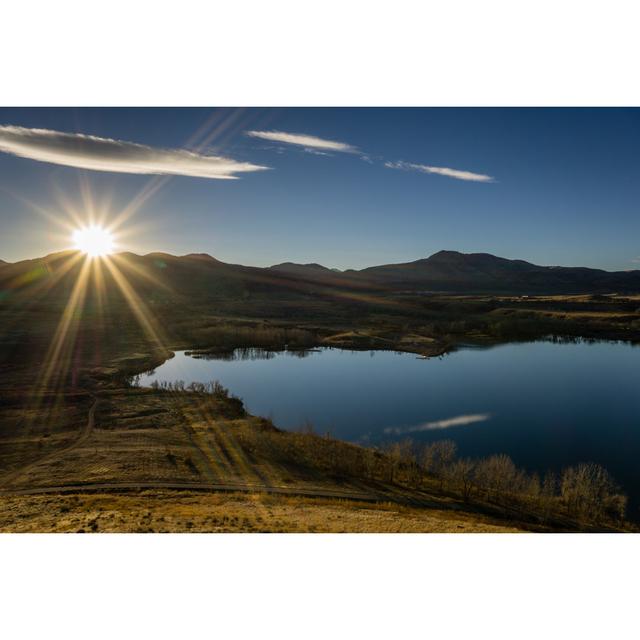 Bear Creek Lake - Wrapped Canvas Print Alpen Home Size: 61cm H x 91cm W on Productcaster.