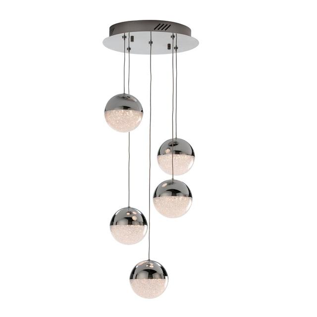 Avocet 5-Light LED Cluster Pendant Mercer41 Size: 120cm H x 33cm W x 33cm D on Productcaster.