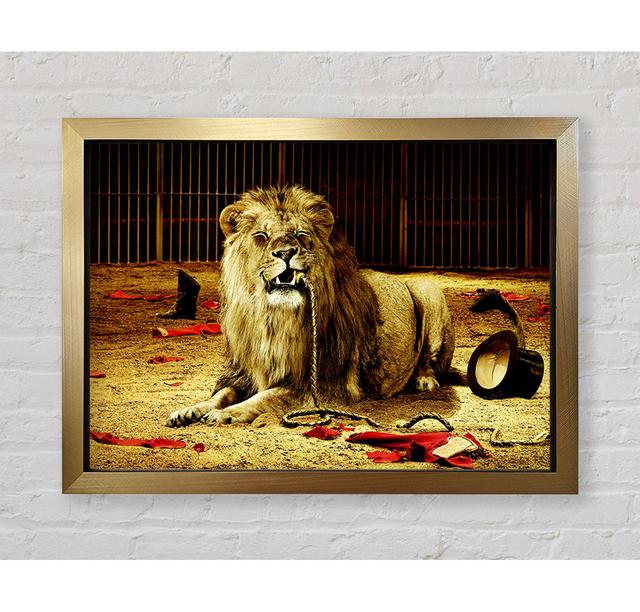 The Lion Tamer - Single Picture Frame Art Prints Bright Star Size: 42cm H x 59.7cm W x 3.4cm D on Productcaster.