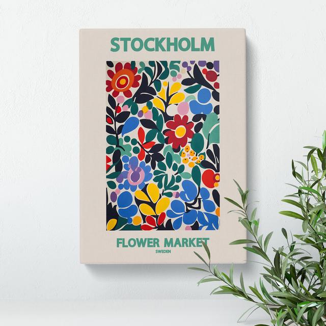 Stockholm Flower Market Exhibition 6 George Oliver Size: 50cm H x 35cm W x 3cm D on Productcaster.