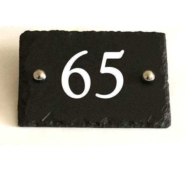 Josia 1-Line Wall Address Plaque Dakota Fields Number: 65 on Productcaster.