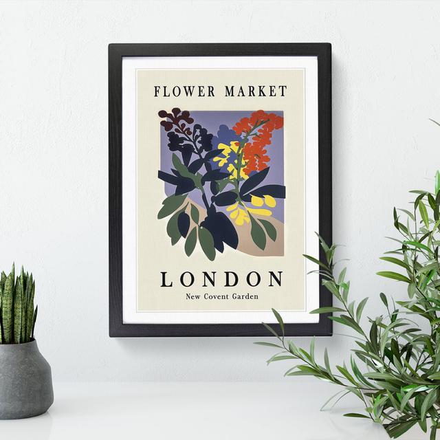 London Flower Market Exhibition No.5 Happy Larry Size: 46cm H x 34cm W x 2cm D on Productcaster.