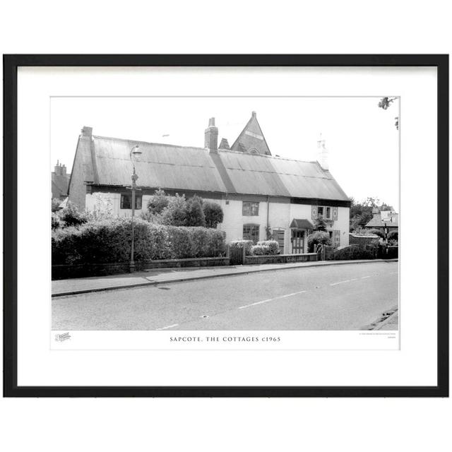 Sapcote, The Cottages C1965 - Single Picture Frame Print The Francis Frith Collection Size: 63.3cm H x 83.5cm W x 2.3cm D on Productcaster.