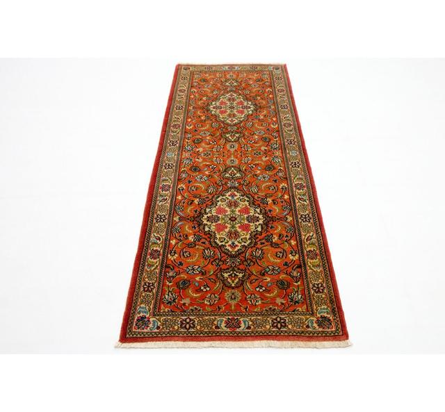 Falkensteiner Hand Hooked Wool/Silk Orange Indoor/Outdoor Rug Astoria Grand on Productcaster.