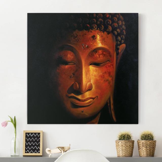 Madras Buddha 2 2 - Wrapped Canvas Photograph Latitude Vive Size: 100cm H x 100cm W on Productcaster.