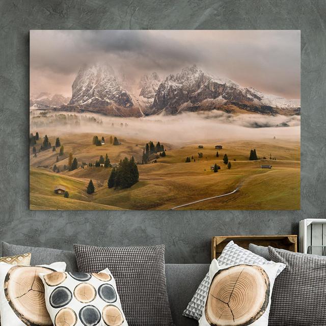 Leinwandbild Dolomiten Mythen Union Rustic Größe: 40cm H x 60cm B on Productcaster.