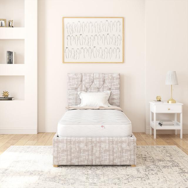 Lockhaven White Noise Open Coil Mattress White Noise Size: Single (3') on Productcaster.