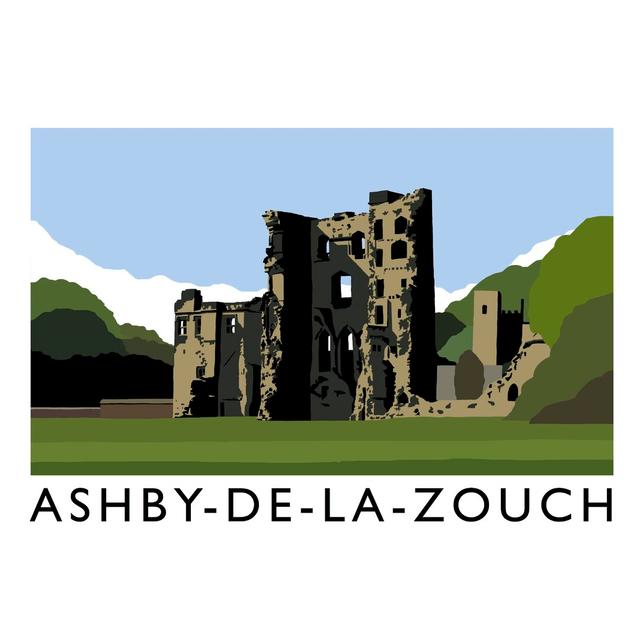 Ashby-de-la-Zouche by Richard O'Neil - Graphic Art Print on Paper East Urban Home Format: No Frame, Size: 40 cm H x 50 cm W x 1 cm D on Productcaster.