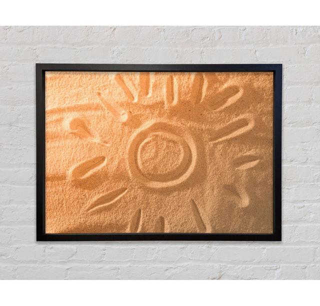 Sunset In The Sand Framed Print Bright Star Size: 100cm H x 141.4cm W on Productcaster.