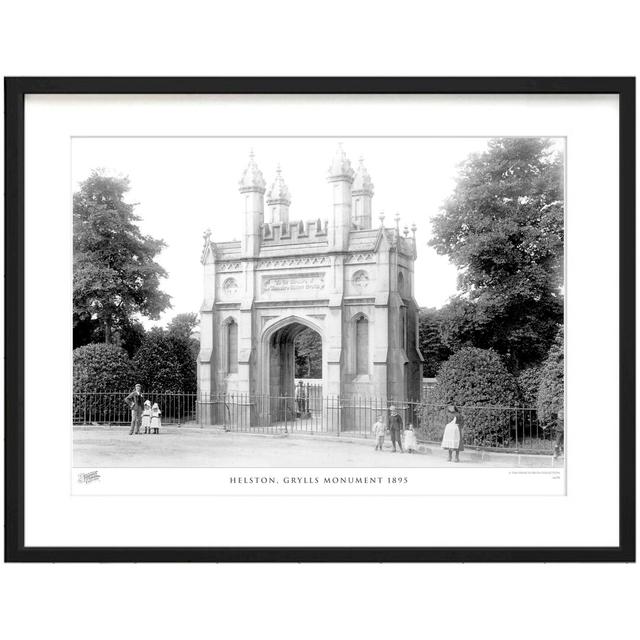 Helston, Grylls Monument 1895 - Single Picture Frame Print The Francis Frith Collection Size: 28cm H x 36cm W x 2.3cm D on Productcaster.