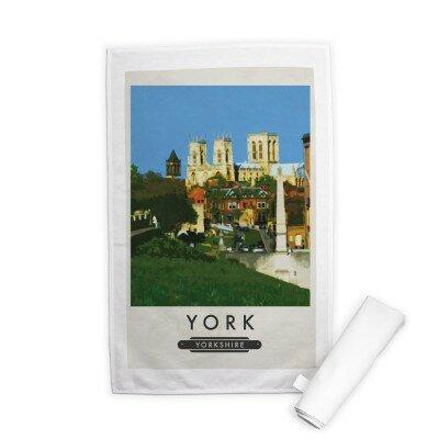 York, Yorkshire Tea Towel Happy Larry on Productcaster.