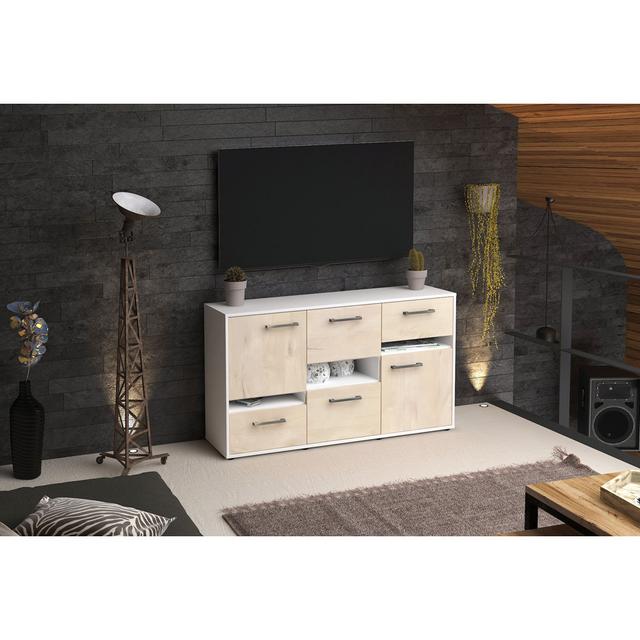 Beny TV Stand for TVs up to 60" Brayden Studio Colour: Cedar/White on Productcaster.