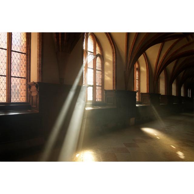 Ray Of Light In Abbey Corridor Ebern Designs Size: 51cm H x 76cm W x 3.8cm D on Productcaster.