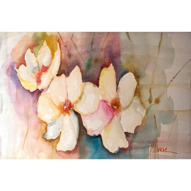 Horizontal Flores VII by Leticia Herrera - Wrapped Canvas Art Prints Rosalind Wheeler Size: 20cm H x 30cm W x 3.8cm D on Productcaster.