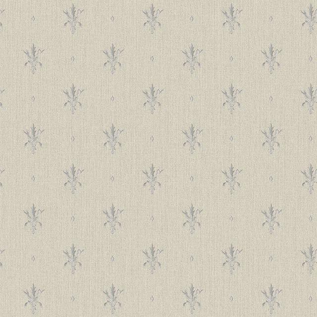 10m x 53cm 3D Embossed Matte Wallpaper Roll Galerie Home Colour: Beige/Grey on Productcaster.