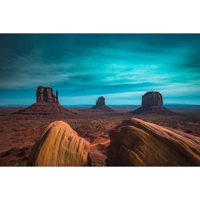 Guertin Monument Valley by Bluejayphoto - Wrapped Canvas Print Natur Pur Size: 81cm H x 122cm W x 3.8cm D on Productcaster.