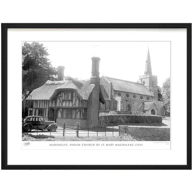 'Madingley, Parish Church of St Mary Magdalene C1955' by Francis Frith - Picture Frame Photograph Print on Paper The Francis Frith Collection Size: 40 on Productcaster.