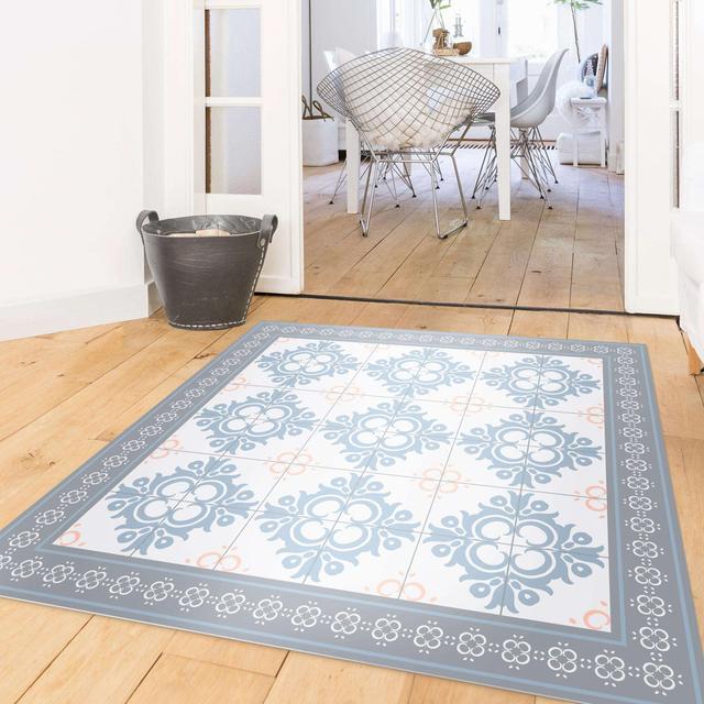 Square Hajrie Geometric Machine Woven Area Rug East Urban Home Rug Size: Square 80cm on Productcaster.