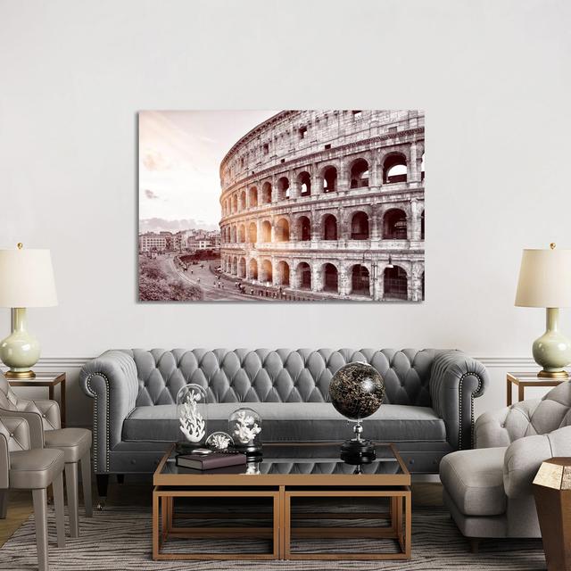 The Colosseum by Philippe Hugonnard - Wrapped Canvas Print Latitude Run Size: 101.6cm H x 152.4cm W x 3.81cm D on Productcaster.