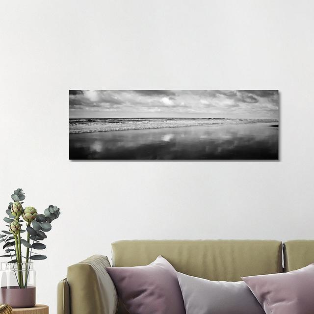 19_Beach (Black & White) Highland Dunes Size: 40.64cm H x 121.92cm W x 3.81cm D on Productcaster.