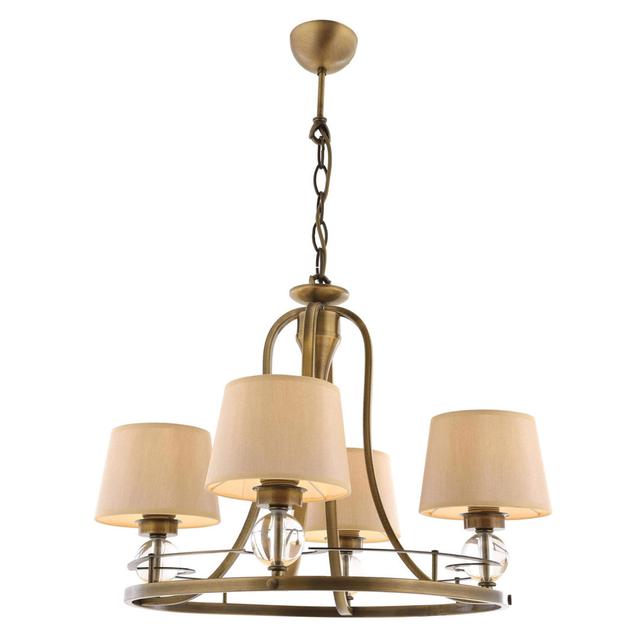 Demps 4 - Light Waggon Wheel Chandelier Mercer41 on Productcaster.