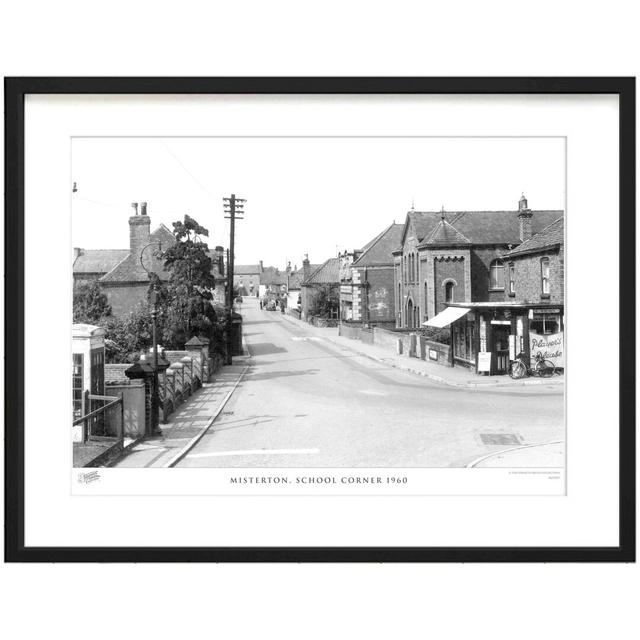 Misterton, School Corner 1960 - Single Picture Frame Print The Francis Frith Collection Size: 45cm H x 60cm W x 2.3cm D on Productcaster.