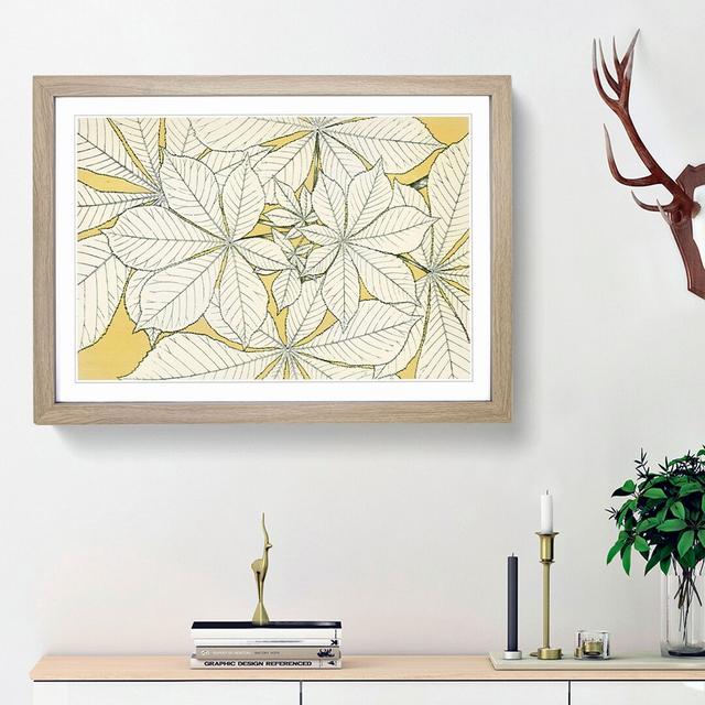 Leaves by Owen Jones - Picture Frame Painting Print East Urban Home Frame Option: Oak Framed, Size: 36cm H x 48cm W x 2cm D on Productcaster.