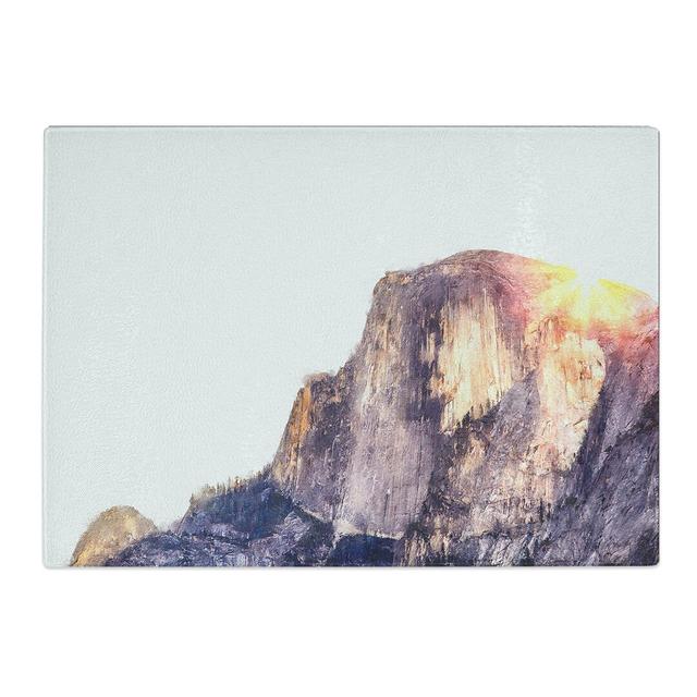 Tempered Glass Half Dome at in California Chopping Board East Urban Home Size: 20 cm x 28.5 cm on Productcaster.