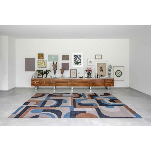 Geometric Area Rug Louis de Poortere Rug Size: Runner 80 x 250cm on Productcaster.