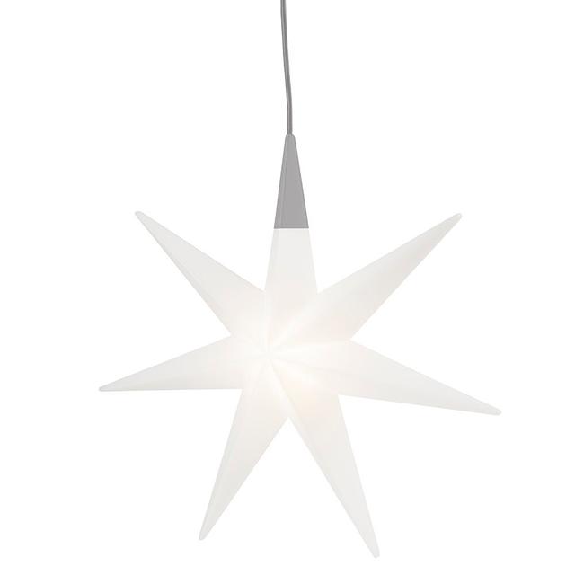 Leuchte Glory Star in Weiß Die Saisontruhe Maße: 70 cm H x 68 cm B x 15 cm T on Productcaster.