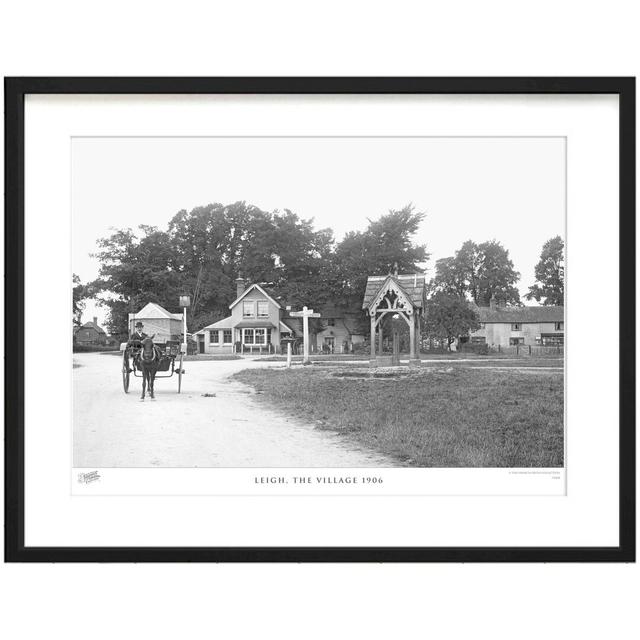 'Leigh, the Village 1906' by Francis Frith - Picture Frame Photograph Print on Paper The Francis Frith Collection Size: 40cm H x 50cm W x 2.3cm D on Productcaster.