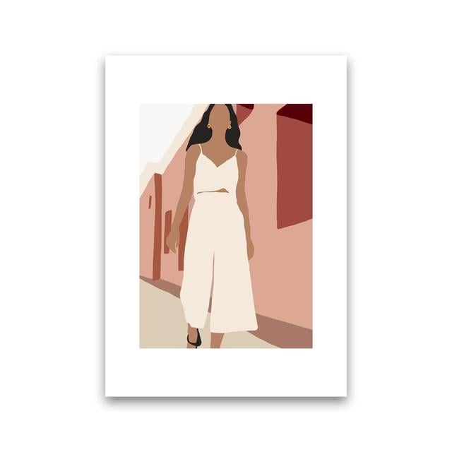 Mica Girl in Street N7 by Pixy Paper - Graphic Art Rosalind Wheeler Format: Unframed, Size: 84cm H x 59.4cm W x 1cm D on Productcaster.