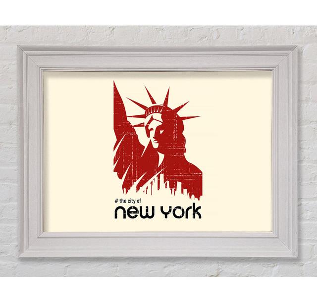 Statue Of Liberty Framed Print Union Rustic Size: 59.7cm H x 84.1cm W on Productcaster.