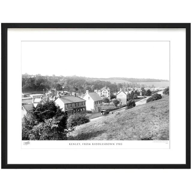 'Kenley, from Riddlesdown 1903' by Francis Frith - Picture Frame Photograph Print on Paper The Francis Frith Collection Size: 28cm H x 36cm W x 2.3cm on Productcaster.