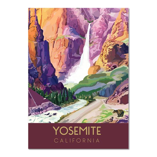 Acrylbild Poster Yosemite California Maturi on Productcaster.